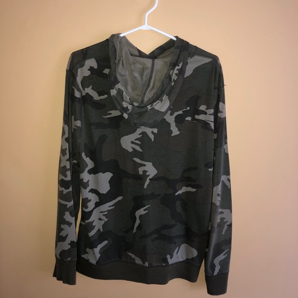 *JOE FRESH* Army print hoodie swetatshirt - Picture 3 of 3